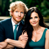 Ed Sheeran Surprises Courteney Cox with a Musical Tribute to ‘Friends